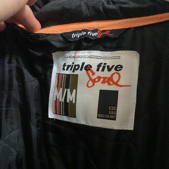 TRIPLE FIVE SOUL MEN INSULATED MOHAIR BLEND HOODED CARDIGAN SWEATER JACKET - Picture 3 of 7